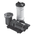 waterway twm above ground swimming pool cartridge filter with 1 hp e-series pump