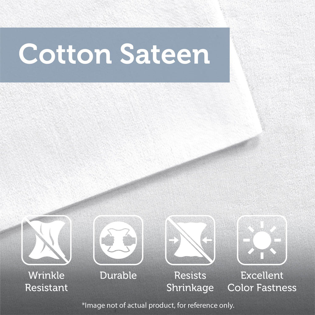 Home Essence Karlene 7 Piece Cotton Sateen Comforter Set
