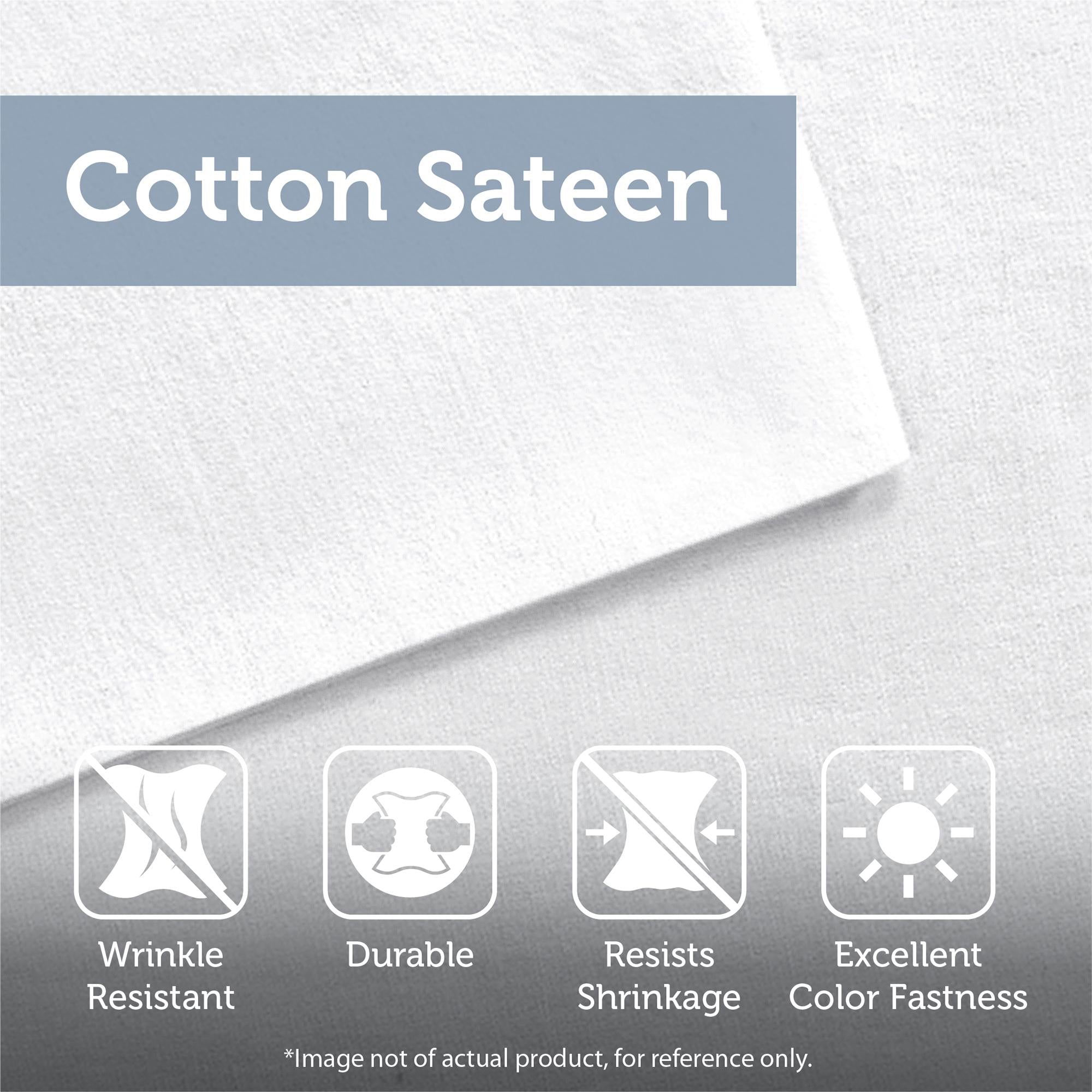 Home Essence Karlene 7 Piece Cotton Sateen Comforter Set