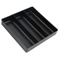 3-Compartment Tool Organizer Tray(1, Black) | Stackable , Heavy Duty, Drawer Organizer Tray, Non-Slip Base, Storaand Organization