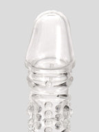 Lovehoney Twin Teasers Textured Penis Sleeves (2 Pack), Clear