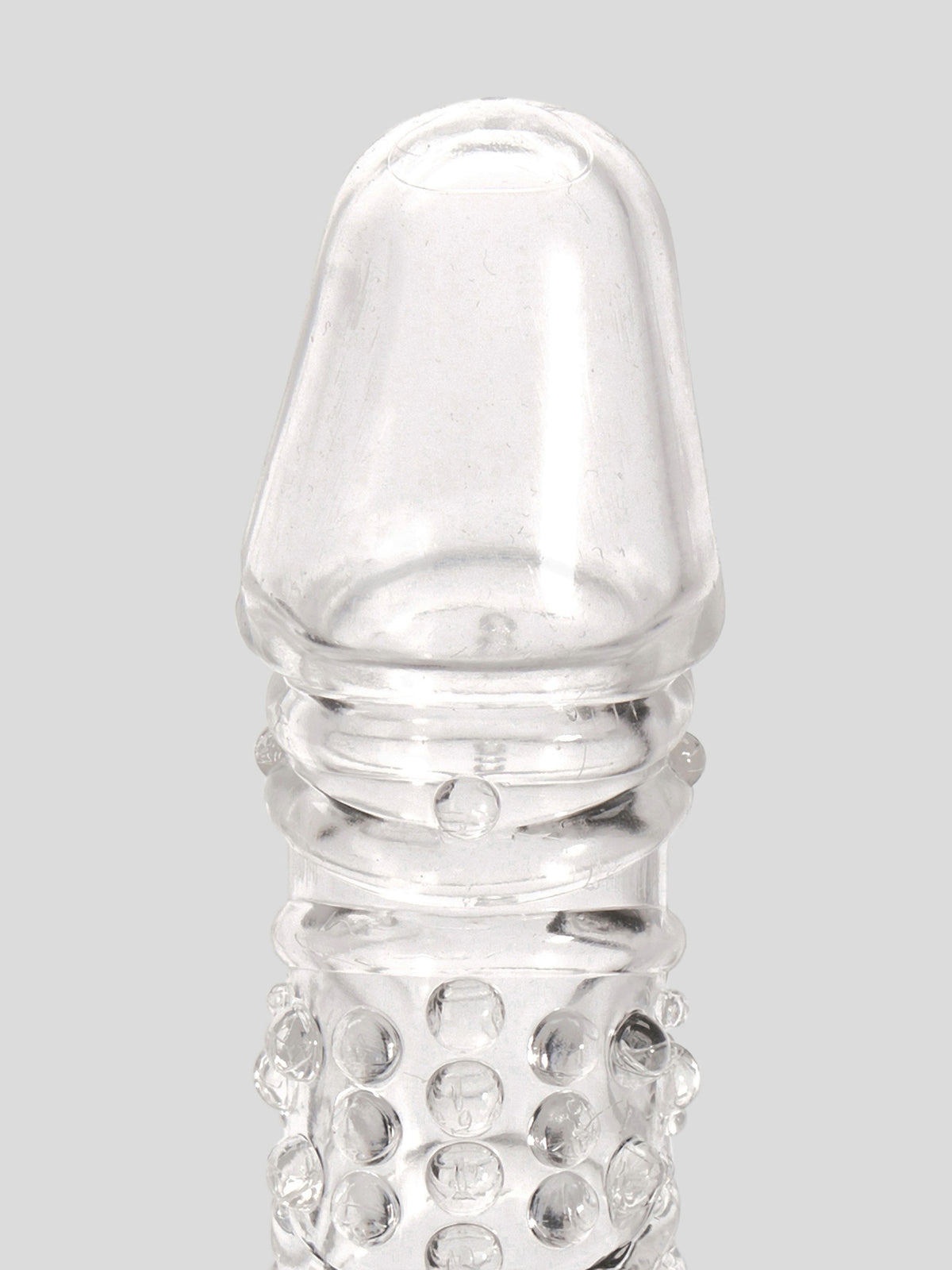 Lovehoney Twin Teasers Textured Penis Sleeves (2 Pack), Clear