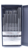 60 Pcs No.1 to No.60 Hss Ansi ChucReamer Set in Huot USA Index Metal Box, 5500-Sk00 | 60 Pc Set, Straight Shank, Straight Flute, Right-Hand Cut, +0.0001 to +0.0005 in Tolerance, Huot Box