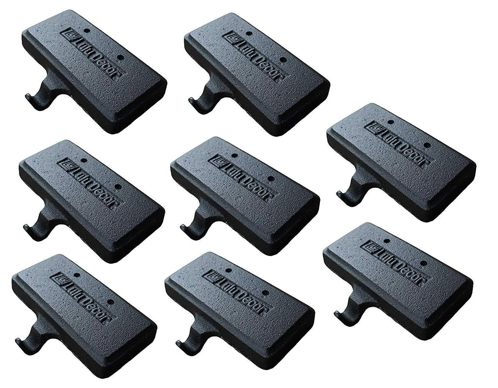Lulu Decor, Christmas Stocking Holders, Set of 8 pcs, Weighs 2 lbs 11 oz Each