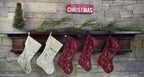 Lulu Decor, Christmas Stocking Holders, Set of 8 pcs, Weighs 2 lbs 11 oz Each