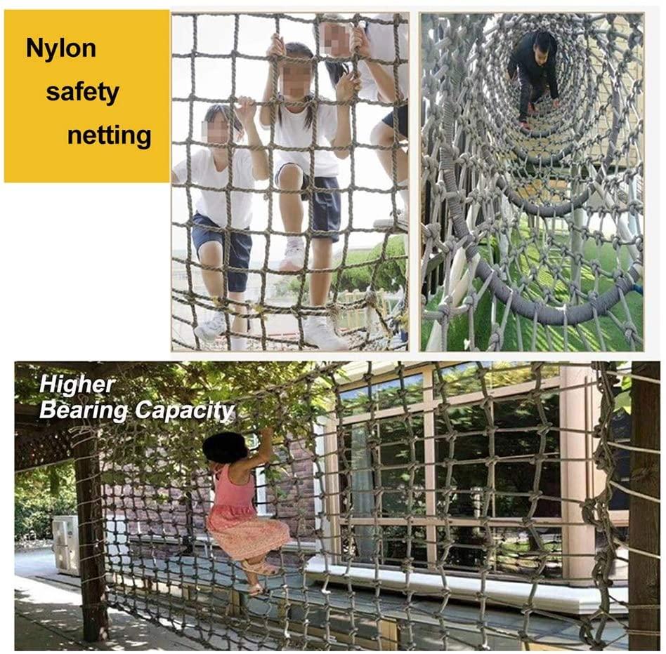 Children Protective Netting Children's Anti-Fall Safty Netting Playground Climbing Rope Net Outdoor Training Development Protection Net Entertainment Venues Anti-Fall Nets 10mm Stairs Safety +++