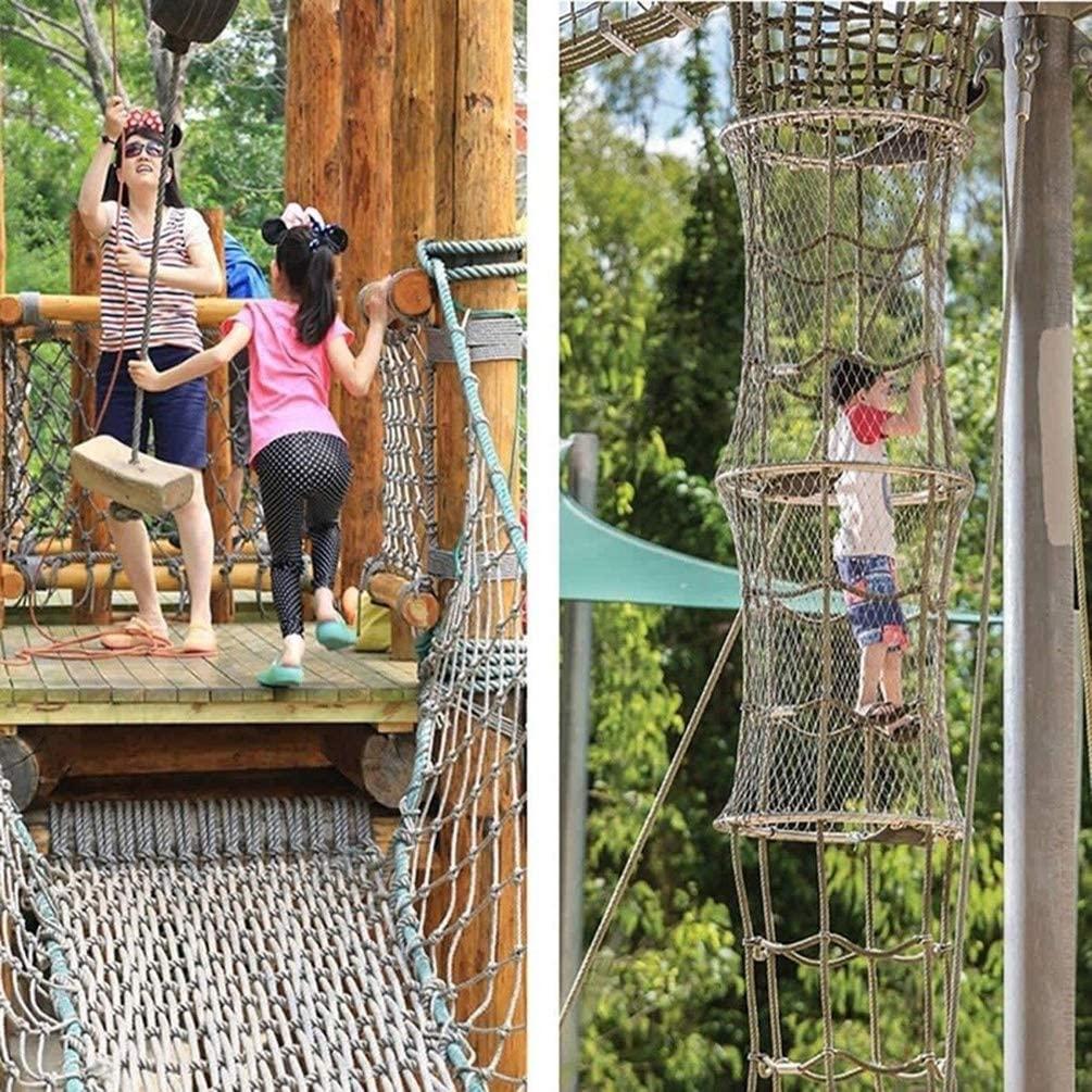 Children Protective Netting Children's Anti-Fall Safty Netting Playground Climbing Rope Net Outdoor Training Development Protection Net Entertainment Venues Anti-Fall Nets 10mm Stairs Safety +++
