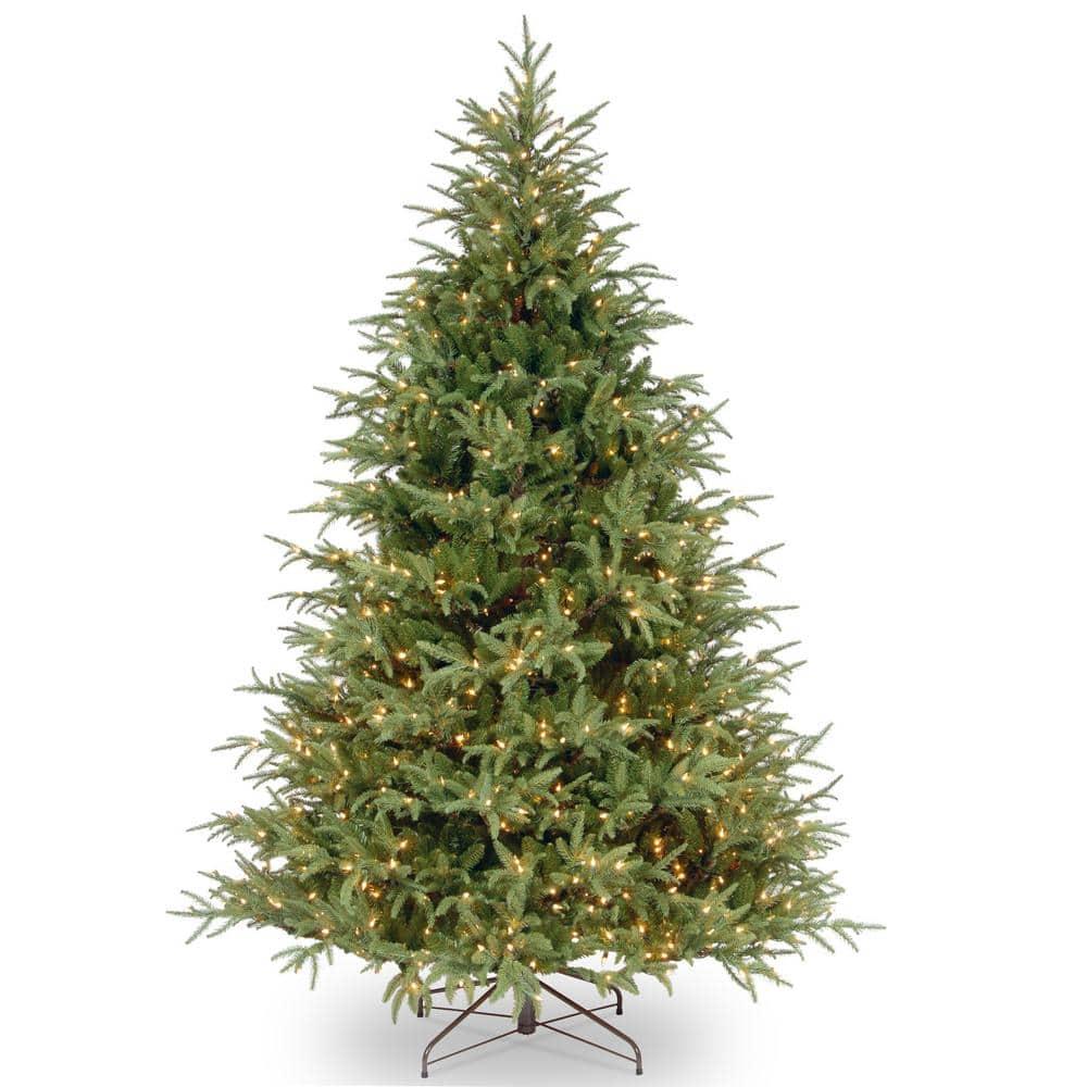 7 ft. Feel Real Frasier Grande Hinged Tree with 800 Dual Color LED Lights