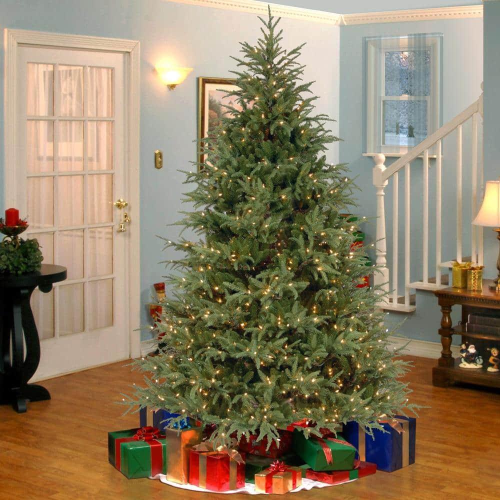 7 ft. Feel Real Frasier Grande Hinged Tree with 800 Dual Color LED Lights