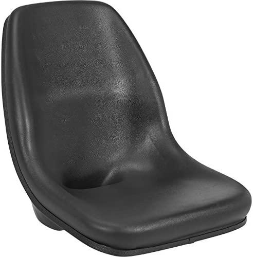 michigan contoured industrial seat - black, model number v-900