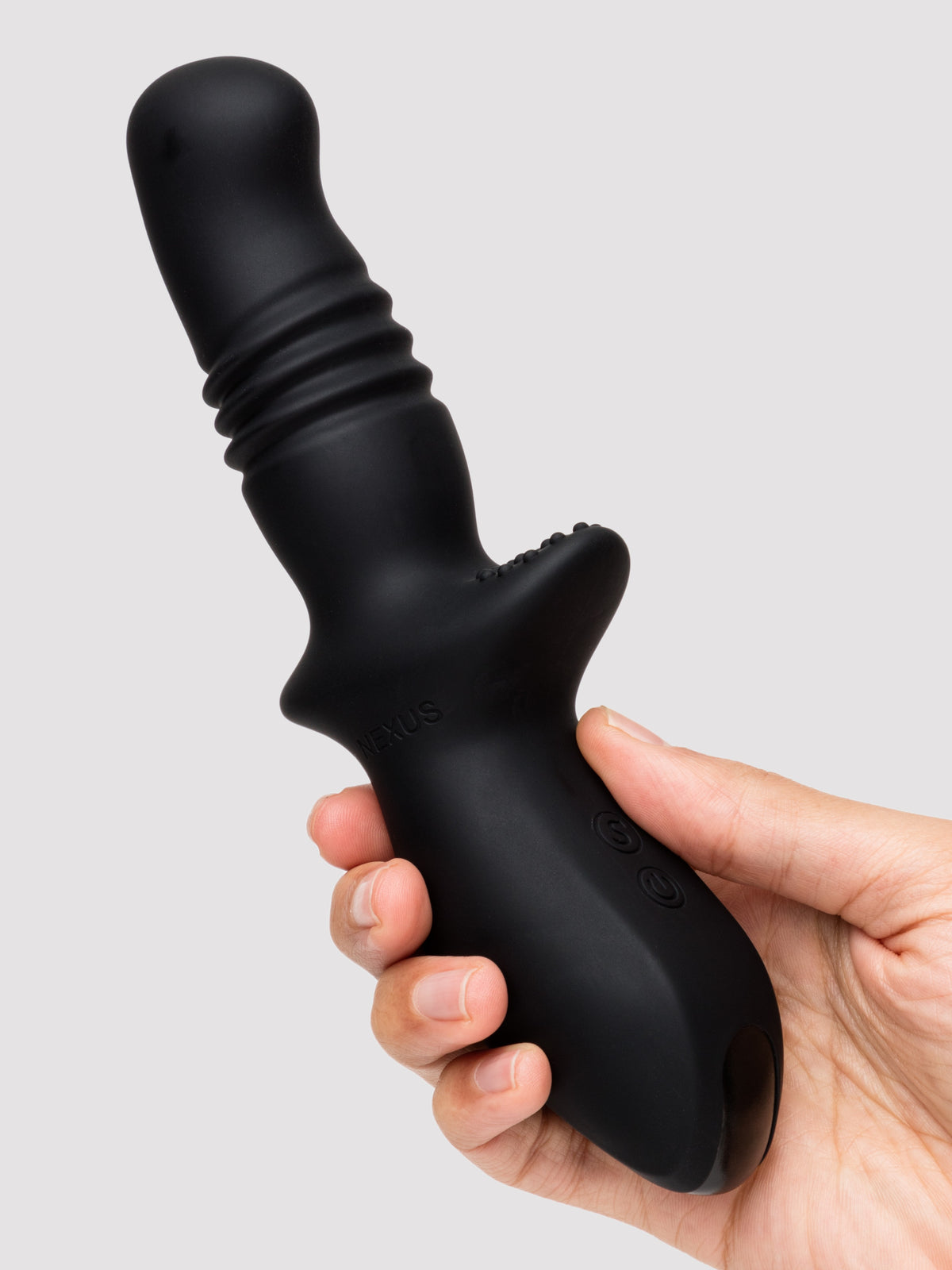 Nexus Thrust Vibrating Thrusting Prostate Massager, Black