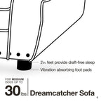 Enchanted Home Pet Dreamcatcher Sofa Dog Bed in Cream