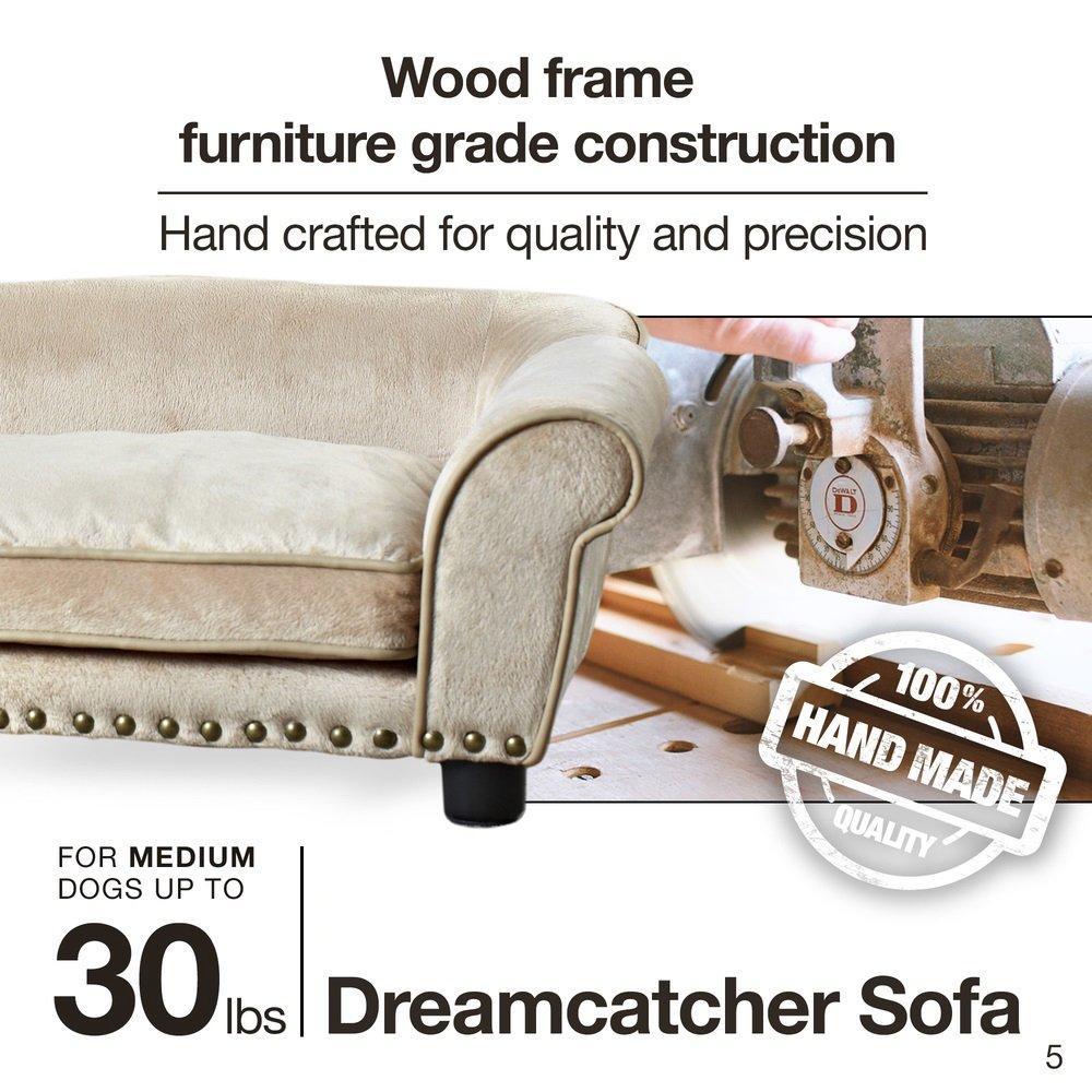 Enchanted Home Pet Dreamcatcher Sofa Dog Bed in Cream