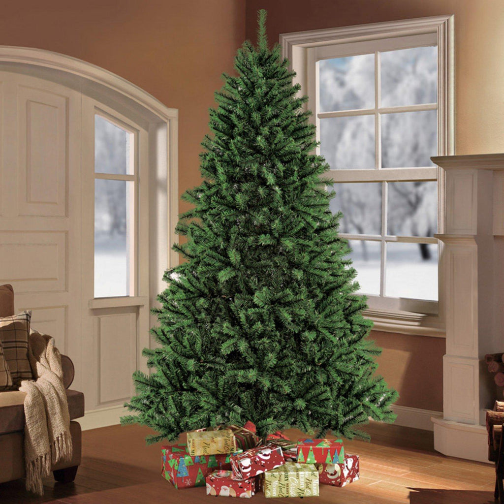 Puleo International 7.5 Unlit Northern Fir Artificial Unlit Christmas Tree