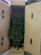 Home Accents Holiday 7.5 ft West LED Pre-Lit Artificial Christmas Tree