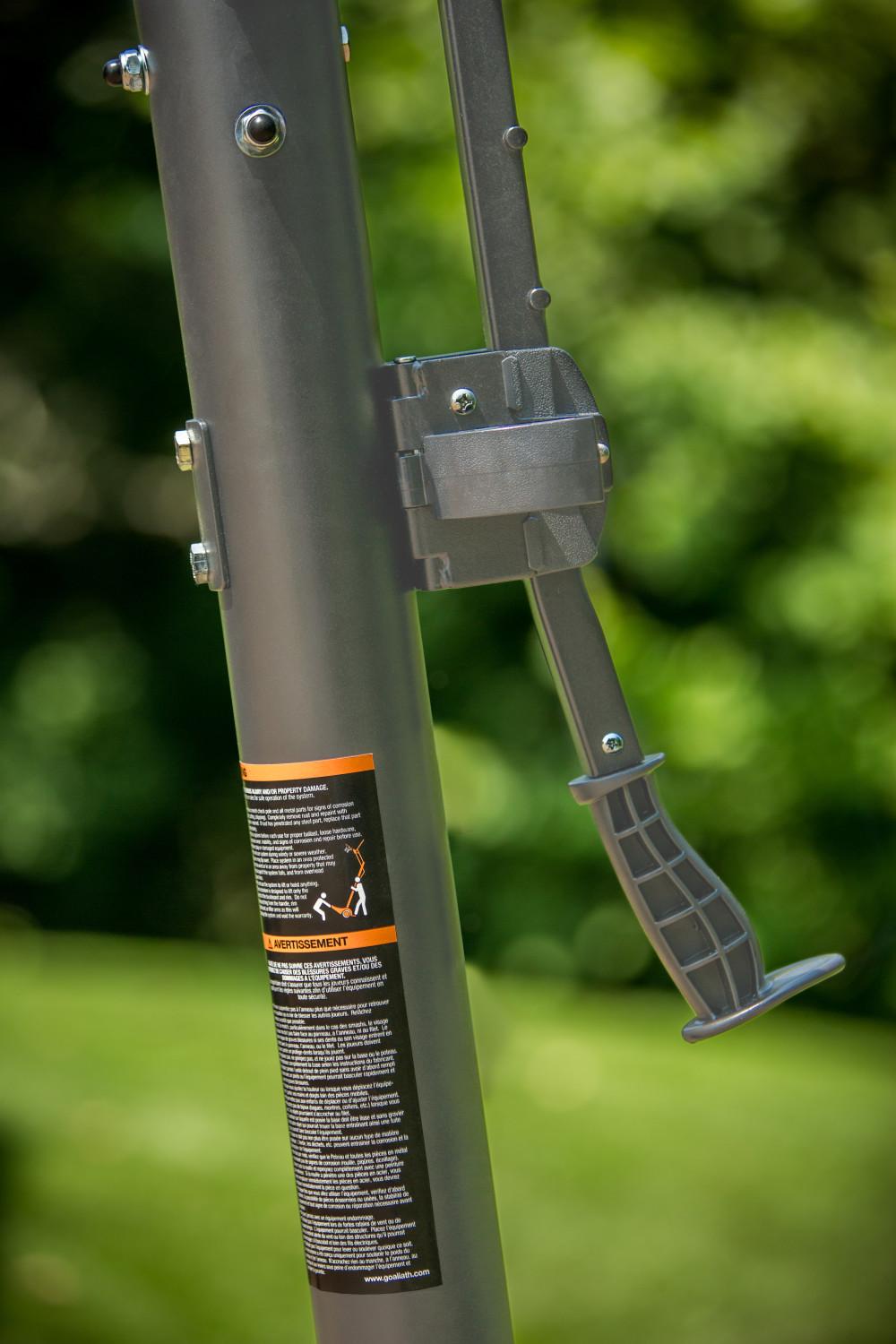 Silverback SBX 50" Backboard Portable Height-Adjustable Basketball Hoop Assembles in 90 Minutes