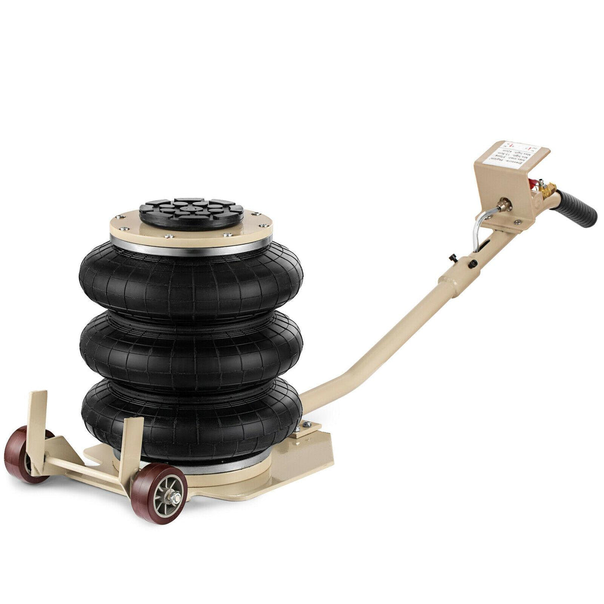 3Ton Triple Bag Air Pneumatic Jack 6600 lbs  Jack Heavy Duty Compressed Air