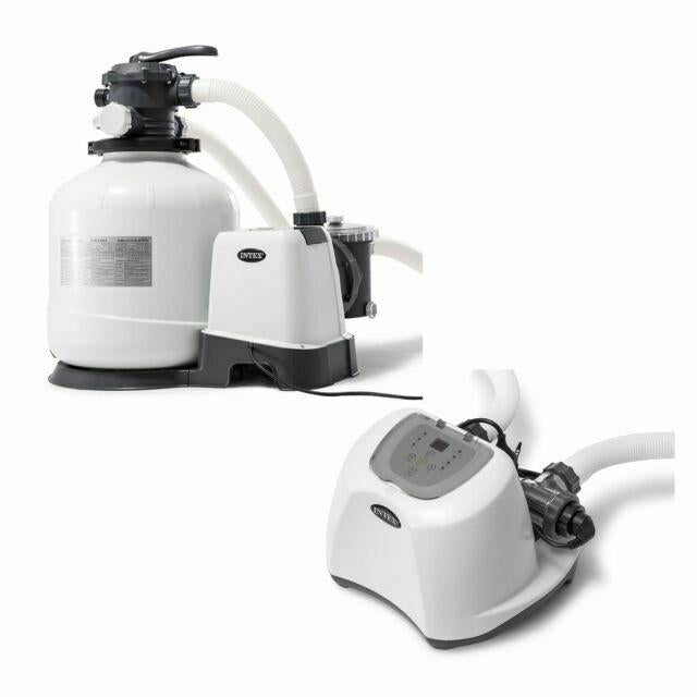 intex 26669eg saltwater system eco 15000 gallon above ground pool