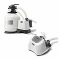 intex 3000 gph pool sand filter pump w/krystal clear saltwater system