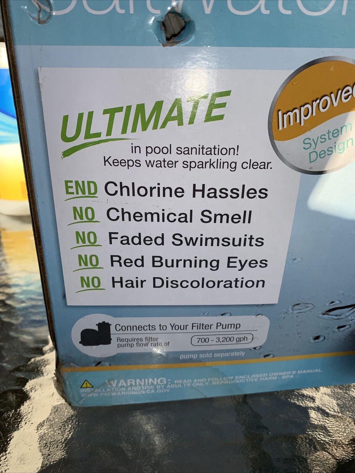 intex 26669eg saltwater system eco 15000 gallon above ground pool