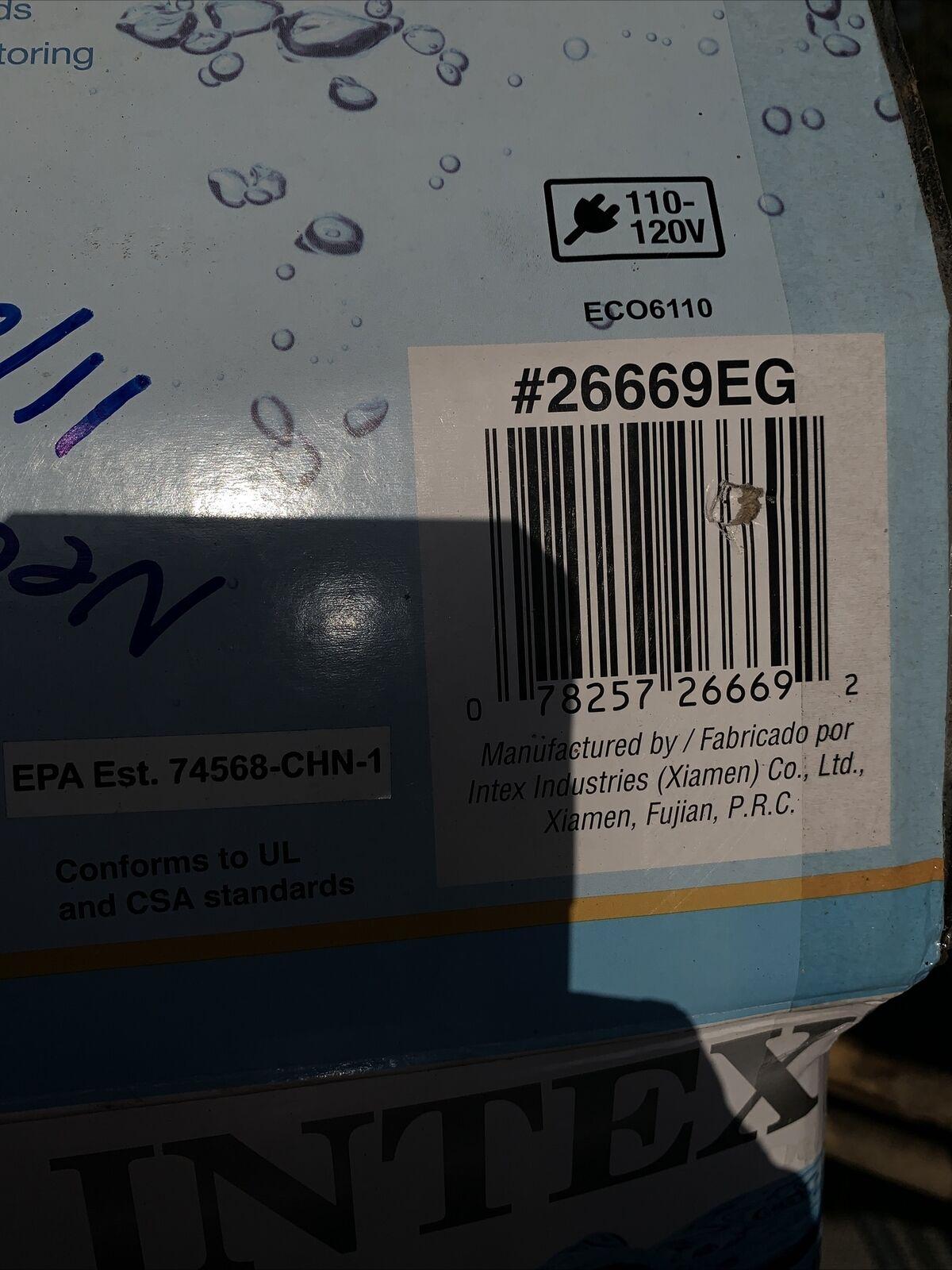 intex 26669eg saltwater system eco 15000 gallon above ground pool