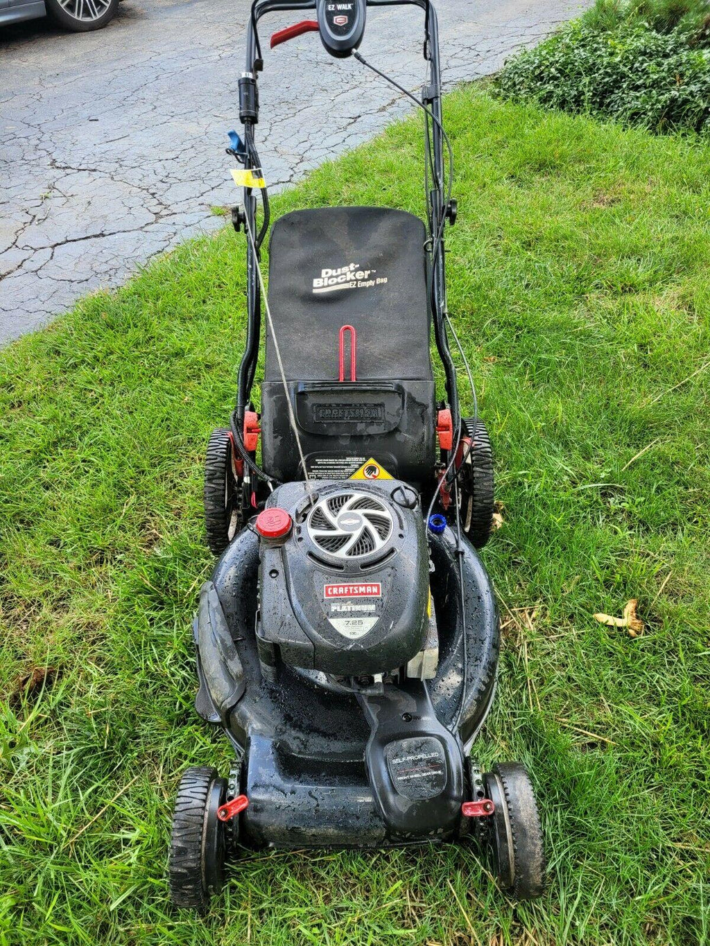 190cc Electric Start 22 inch Platinum Self Propelled Lawnmower