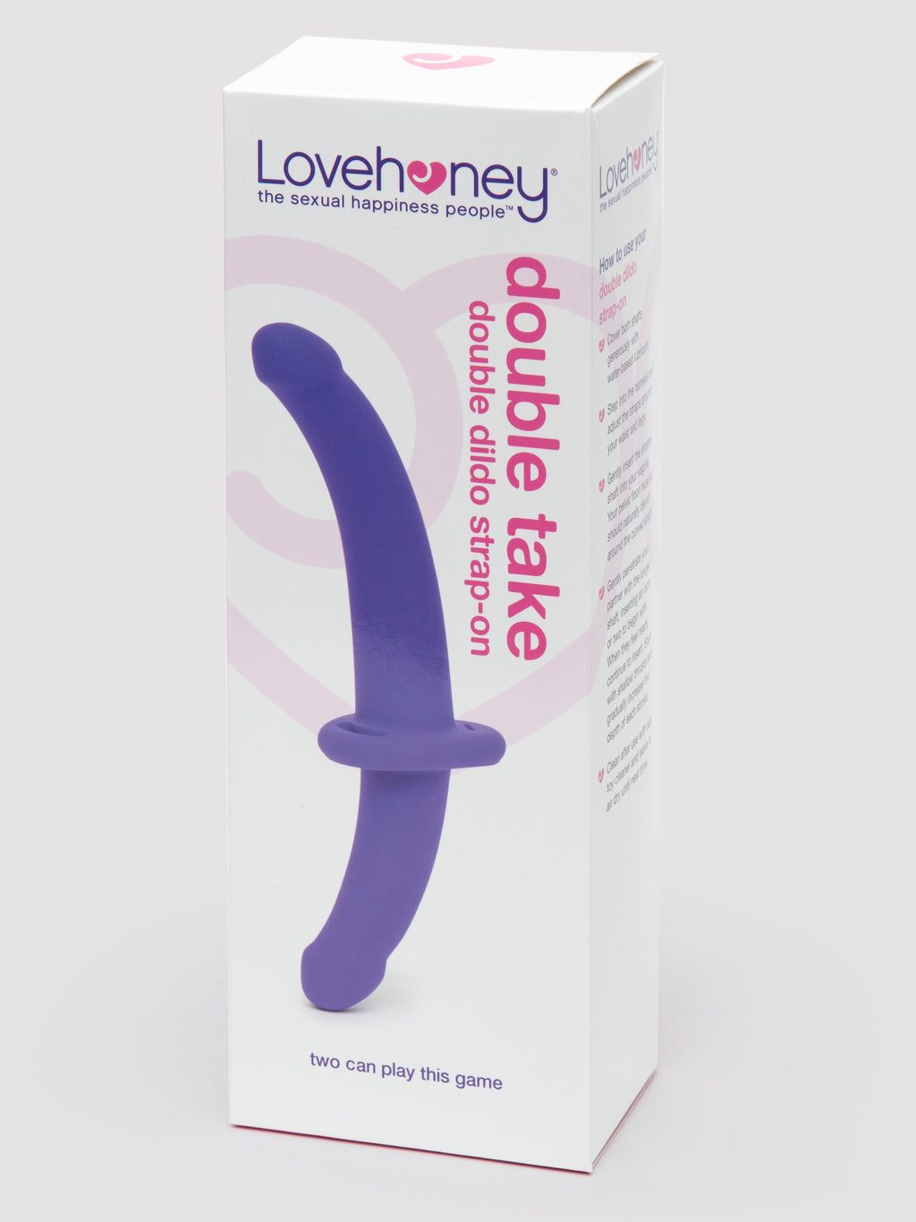 Lovehoney Double Take Double-Ended Strap-On Dildo, Purple