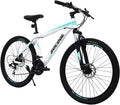 SOCOOL Mountain Bike, Mountain 26 inch, 21-Speed, Lightweight (White/Black)