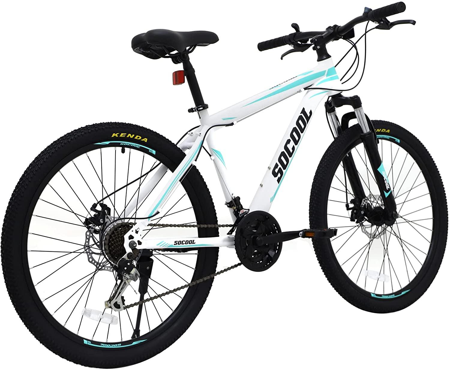 TINKSKY 21 Speeds Mountain Bike with Aluminum Frame Suspension Fork Mountain Bicycle Awesome Speed and  Mountain Biking