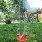 BBGS Automatic Swing Sprayer with Hose, 360 Degree Rotating 3 Arms Garden Sprinkler Sprayer, Nozzle Garden Lawn Irrigation Watering Tool (Size : 50m)