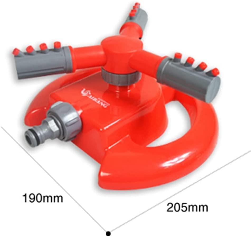 BBGS Automatic Swing Sprayer with Hose, 360 Degree Rotating 3 Arms Garden Sprinkler Sprayer, Nozzle Garden Lawn Irrigation Watering Tool (Size : 50m)