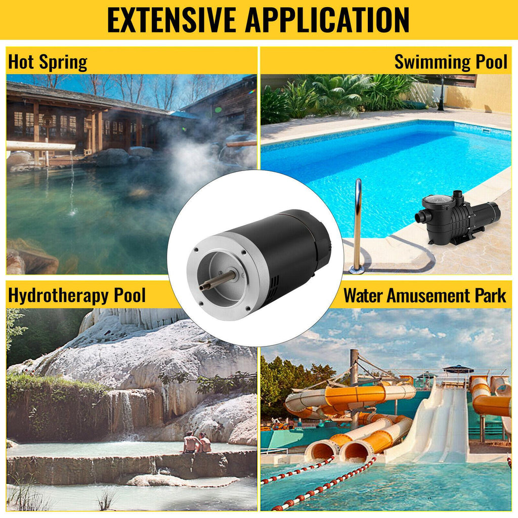 3/4 hp pool pump motor 56j 1sf 115/230v swimming pool motor 3450rpm vevor
