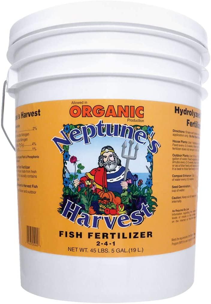 neptune's harvest fish fertilizer 2-4-1 (5 gallon pail)