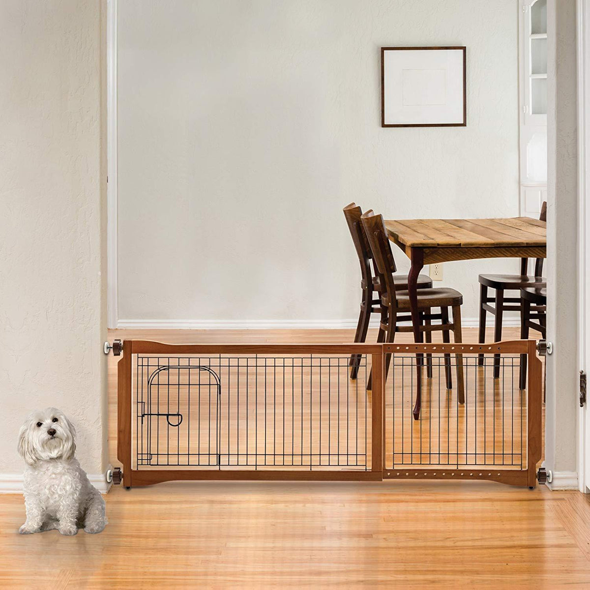 Richell Pet Sitter Freestanding Gate Plus