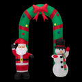 8 ft. Inflatable Santa Snowman Gate Arch