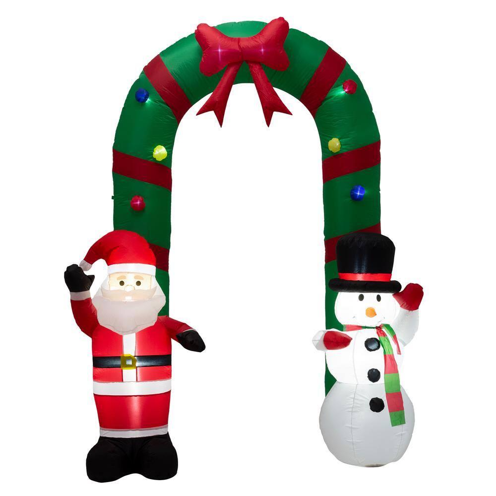 8 ft. Inflatable Santa Snowman Gate Arch