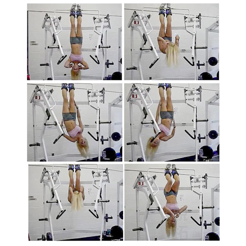 Inversion Gravity Boots,Anti Gravity Inversion Boots - for Ab Crunch, Abdominal Sit Up, Hooks Bar Therapy, Core Gym Fitness Exerciser for Chin Up Gym Fitness Bodybuilding