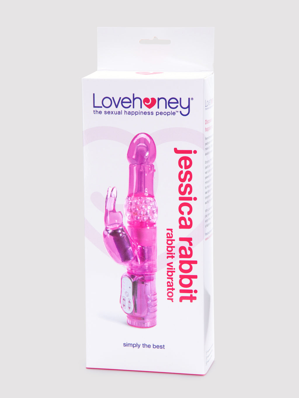 Lovehoney Jessica Rabbit 10 Function Rabbit Vibrator, Pink | Pink