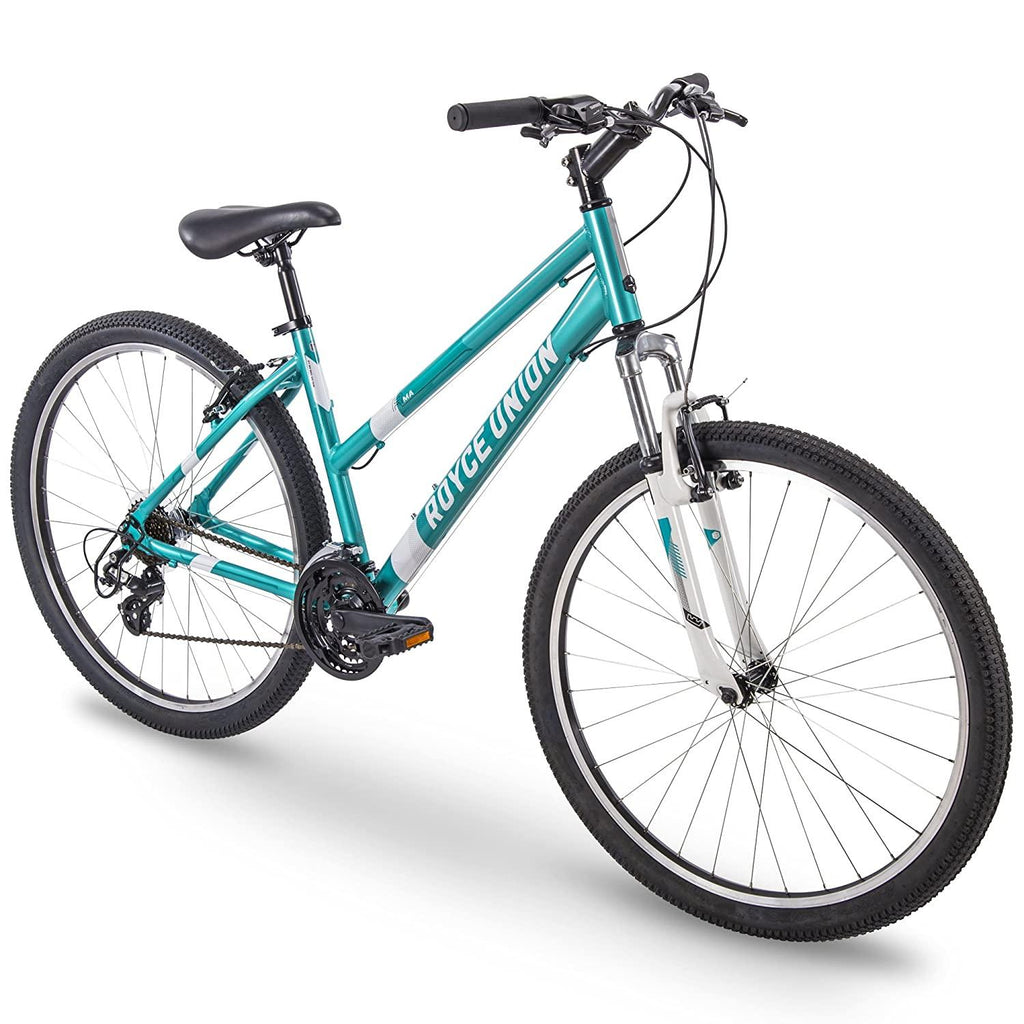 Royce Union 27.5" RMA Womens 21-Speed All-Terrain Mountain Bike, 15" Aluminum Frame, Trigger Shift, Metallic Teal