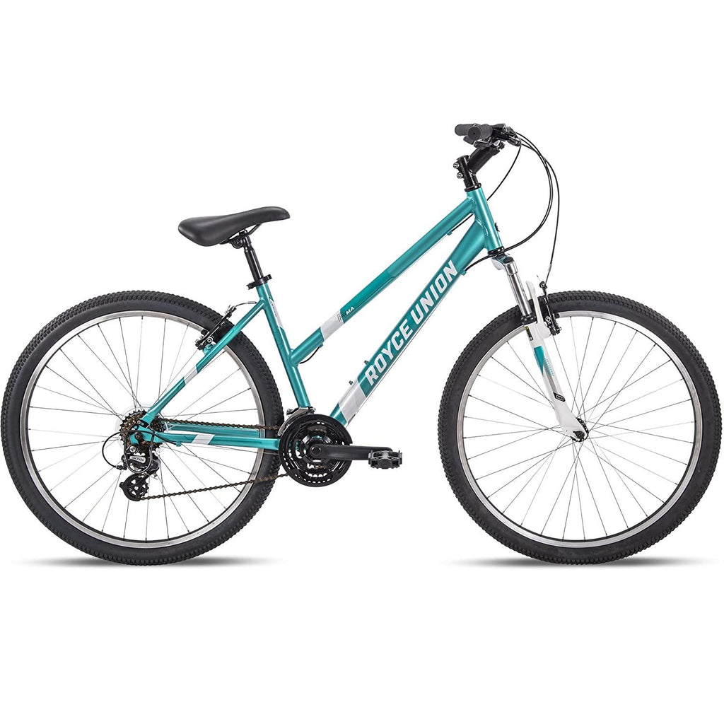 Royce Union 27.5" RMA Womens 21-Speed All-Terrain Mountain Bike, 17" Aluminum Frame, Trigger Shift, Metallic Teal