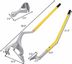 17.5"- 24" Tire Mount Demount Kit Tubeless Truck Bead Breaker Tire Changing Tool