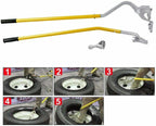 17.5"- 24" Tire Mount Demount Kit Tubeless Truck Bead Breaker Tire Changing Tool