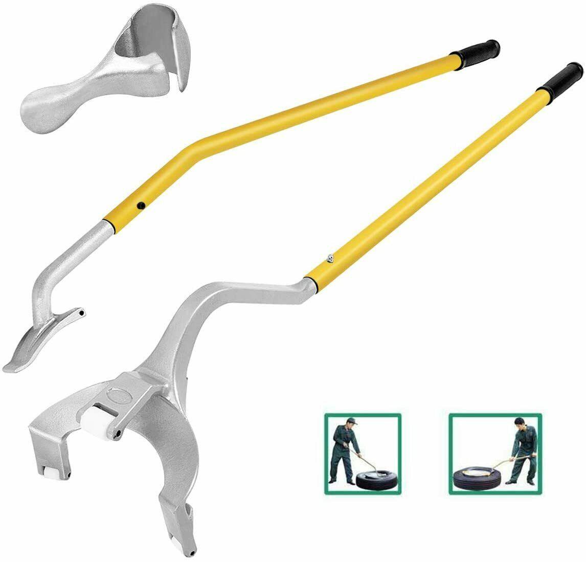 17.5"- 24" Tire Mount Demount Kit Tubeless Truck Bead Breaker Tire Changing Tool