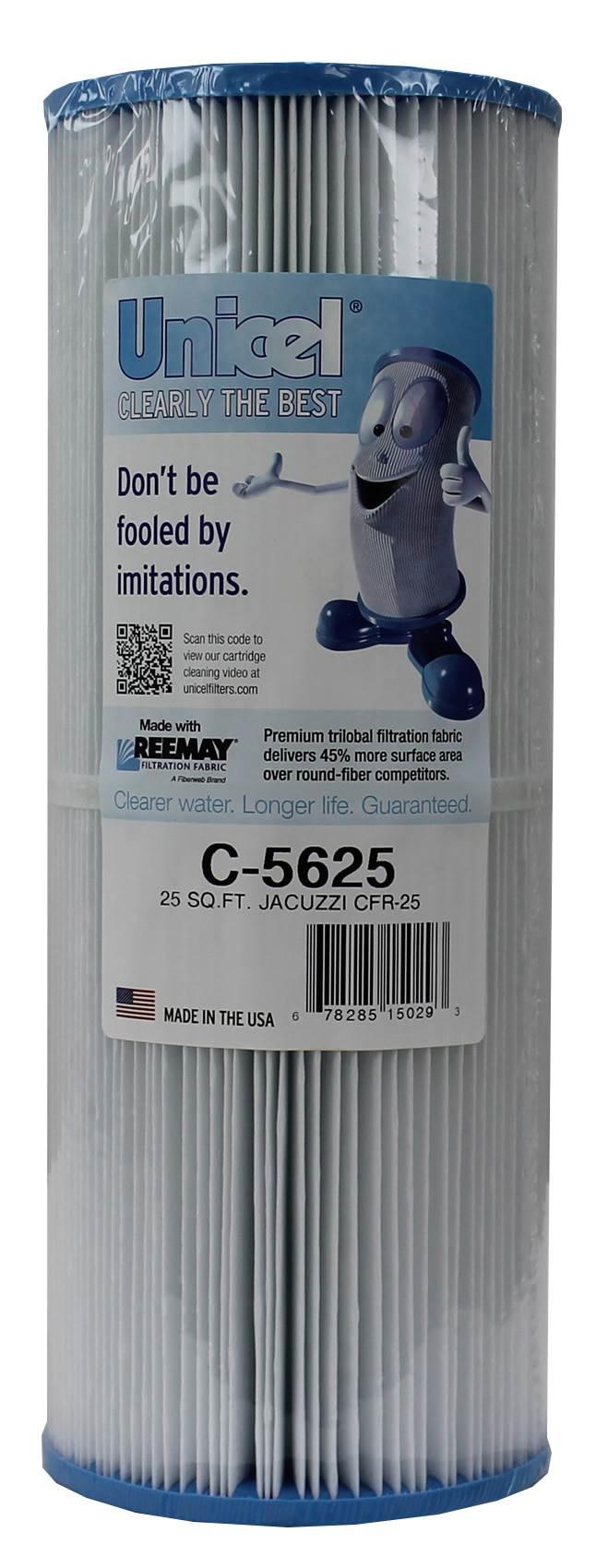 unicel spa replacement cartridge filter 25 sqft cfr-25 in-line (12 pack)