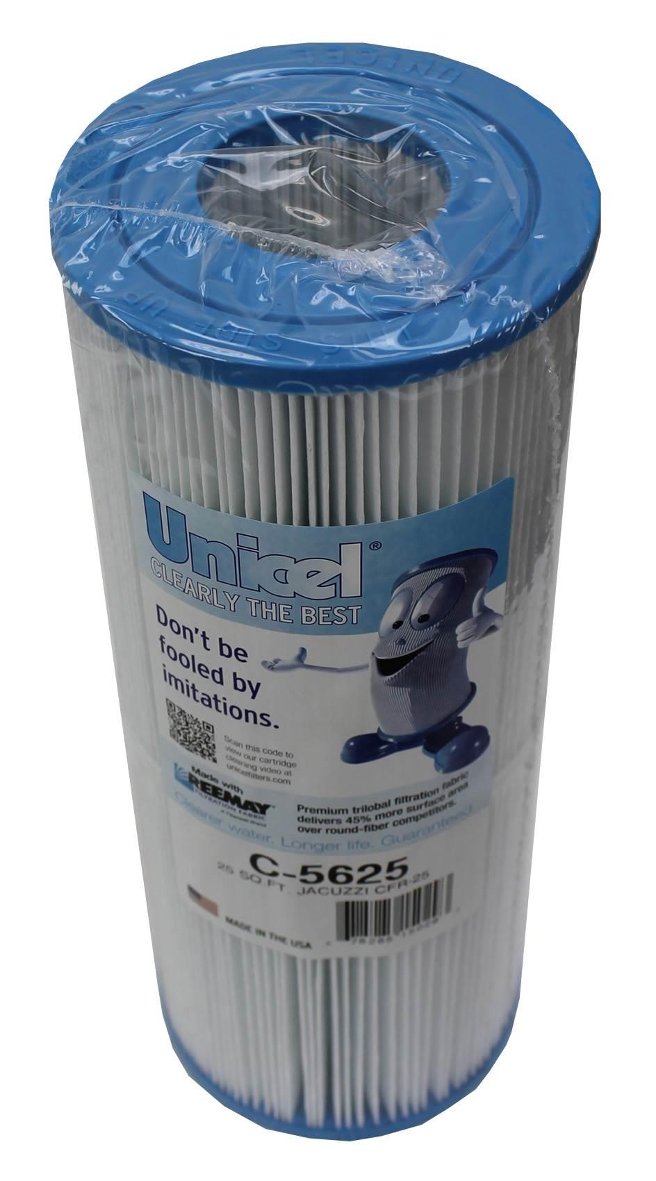 unicel spa replacement cartridge filter 25 sqft cfr-25 in-line (12 pack)
