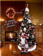 Fraser Hill Farm 196-piece Home for Holidays Traditional Ornament and Decor Set, Tan
