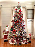 Fraser Hill Farm 196-piece Home for Holidays Traditional Ornament and Decor Set, Tan