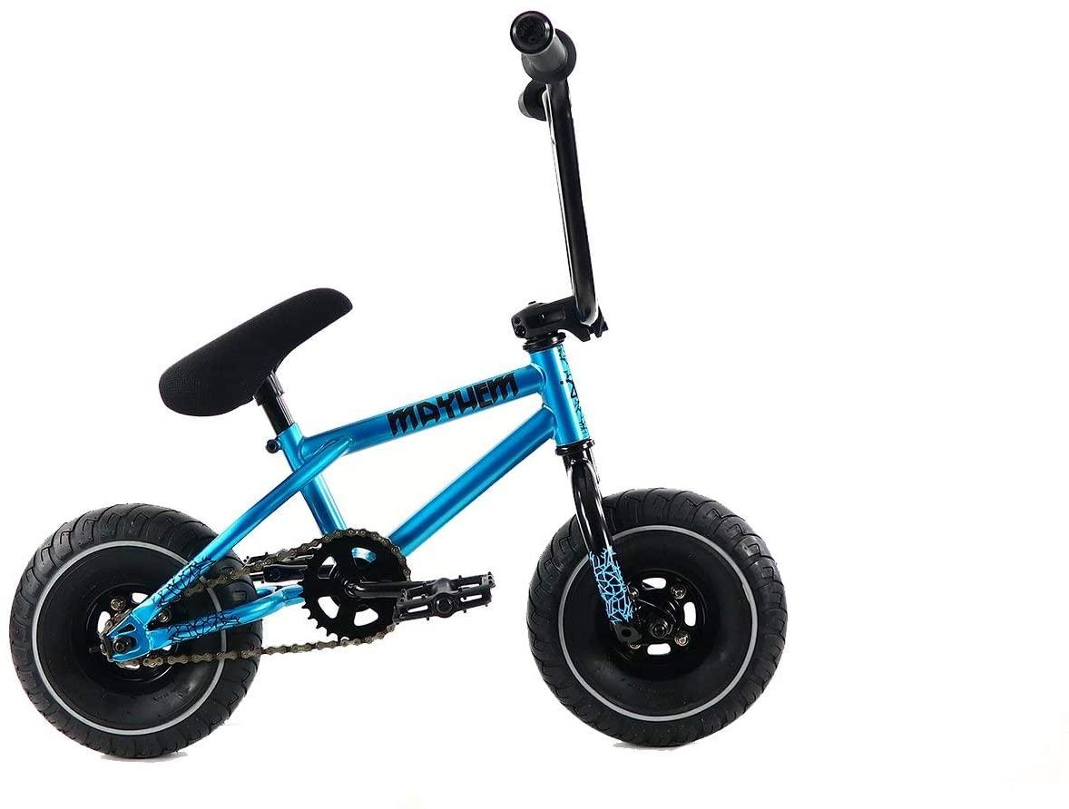 Mayhem Fat Tire Mini BMX Riot Aqua Crank Newest Model Trick Bike