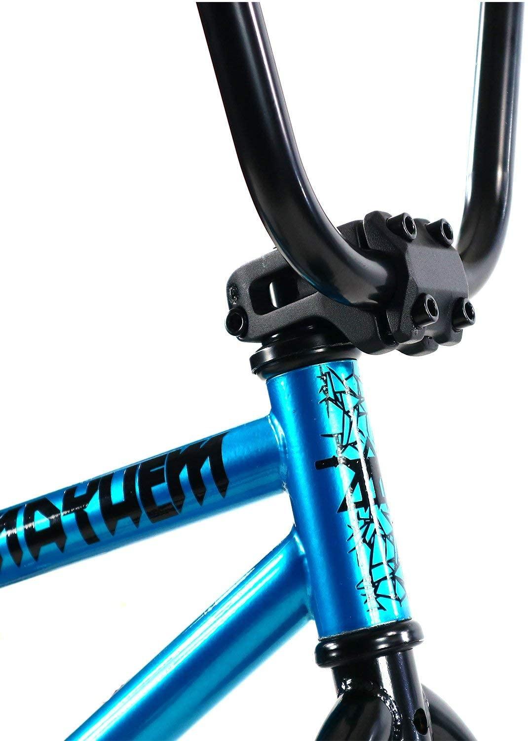 Mayhem Fat Tire Mini BMX Riot Aqua Crank Newest Model Trick Bike