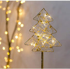 zwj Lighted Christmas 4ft Reindeer &amp; Sleigh Outdoor Yard Decoration Set w/ 205 LED Lights, Stakes, Zip Ties sd1012